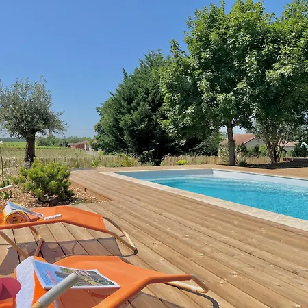 Сasa de vacaciones Charmante Maison Avec Piscine Au Coeur Des Vignes Saint-Philippe-dʼAiguille