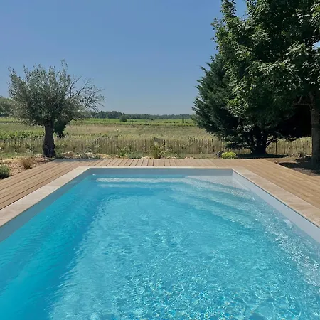 Charmante Maison Avec Piscine Au Coeur Des Vignes * Saint-Philippe-dʼAiguille