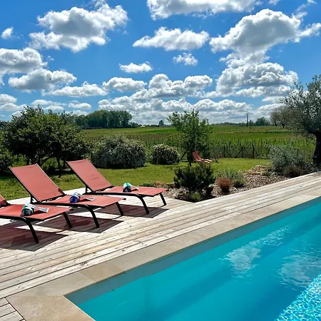 Prázdninový dům Charmante Maison Avec Piscine Au Coeur Des Vignes *